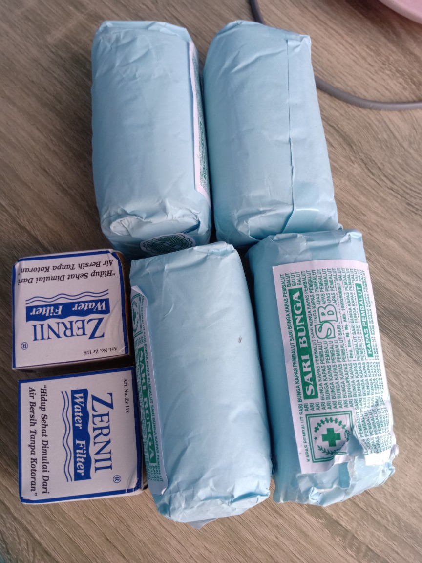 Kapas 25 Gram Kapas Pembalut Alami Zernii