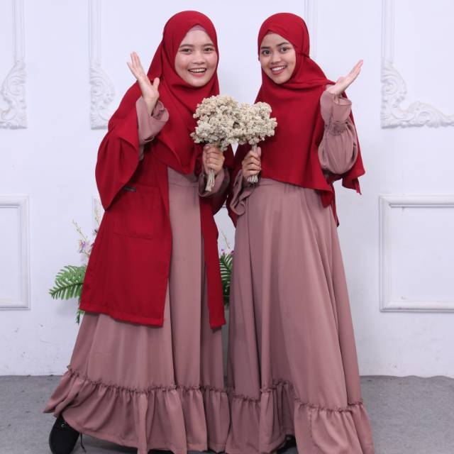 Set Gamis & Khimar (Humaira Series)