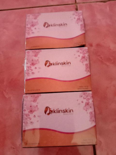 Sabun Klinskin Pemutih Wajah Atasi Flex Hitam Menebal Dan Jerawat