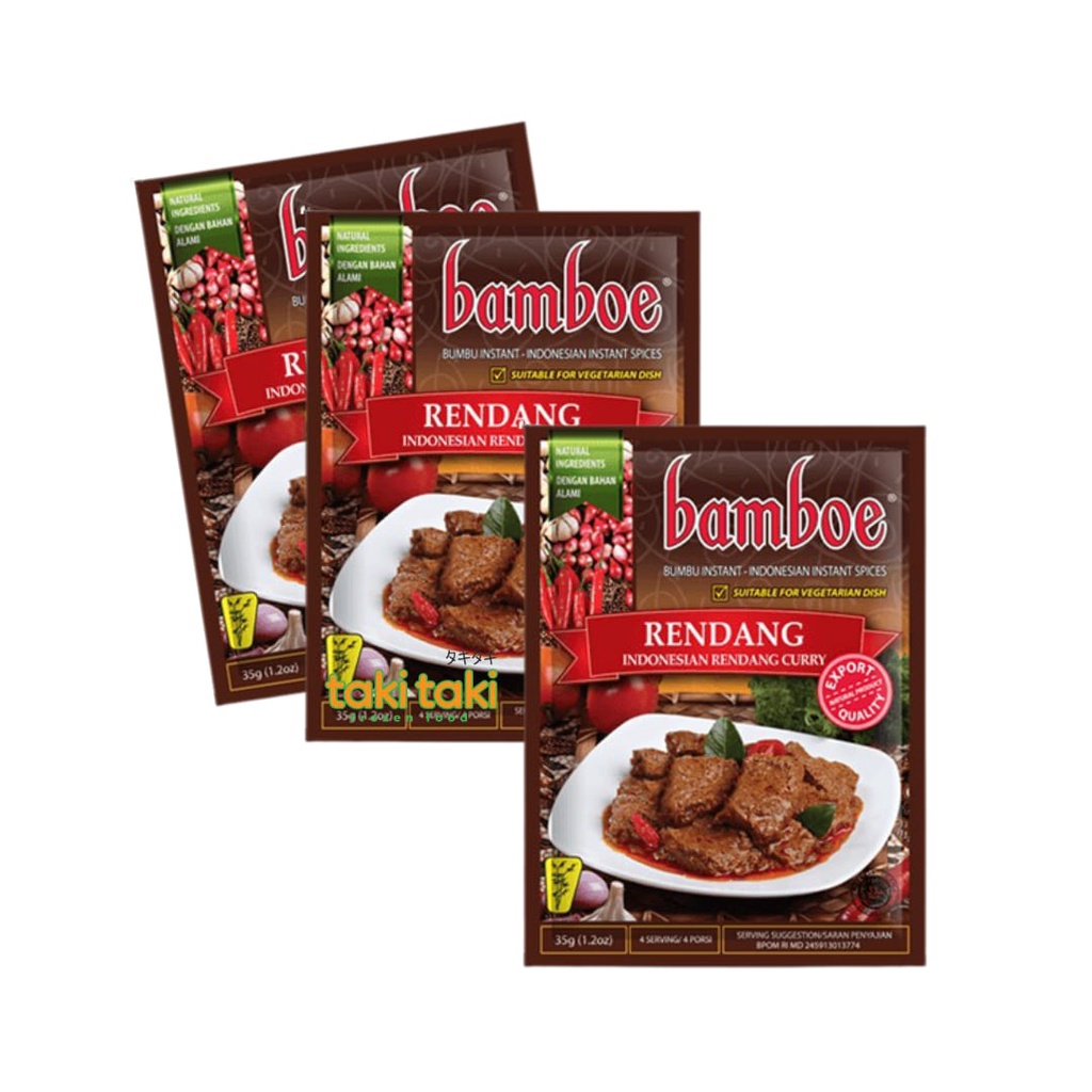 

Bumbu Instan Rendang, Bamboe Bumbu Rendang, Bumbu Masak Instan, Kebutuhan Memasak