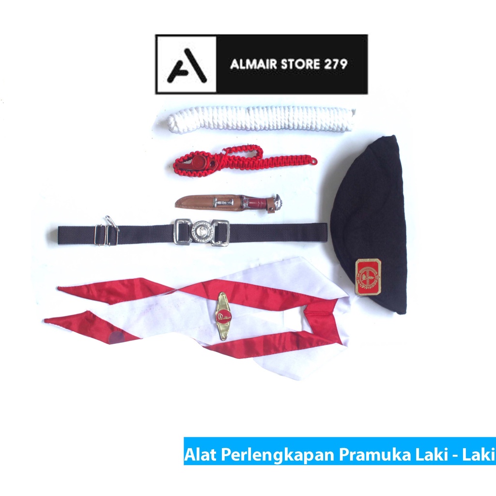 Perlengkapan Pramuka Alat Pramuka SD Laki+ TOPI BARET
