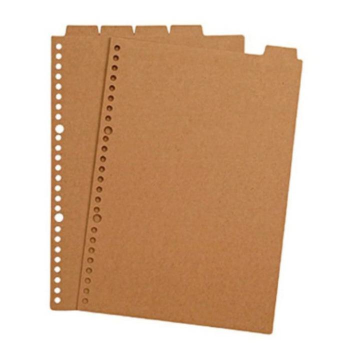 

Office & Stationery | Document Organizer | Muji Paper Divider Beige A5 / B5 / A4 | Best Seller