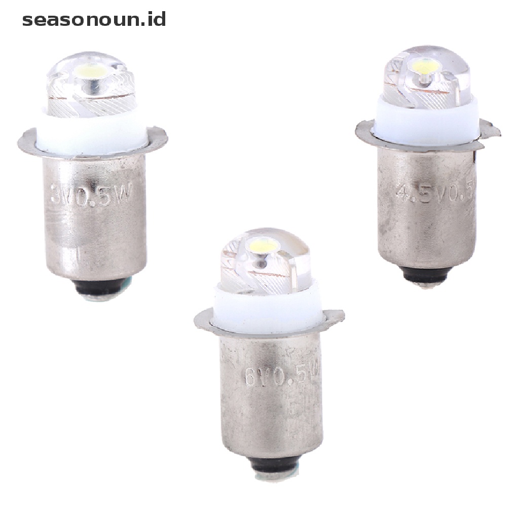 (seasonoun) P13.5s Lampu Senter led Pengganti 0.5w 3v 4.5v 6v