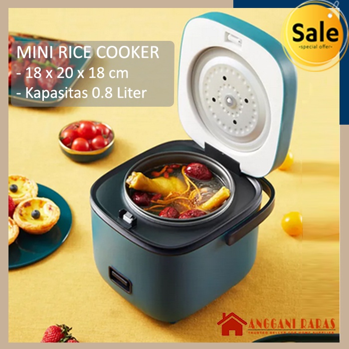 Rice Cooker Kecil Rice Cooker Mini Murah Smart Rice Cooker Kapasitas 0.8 Liter