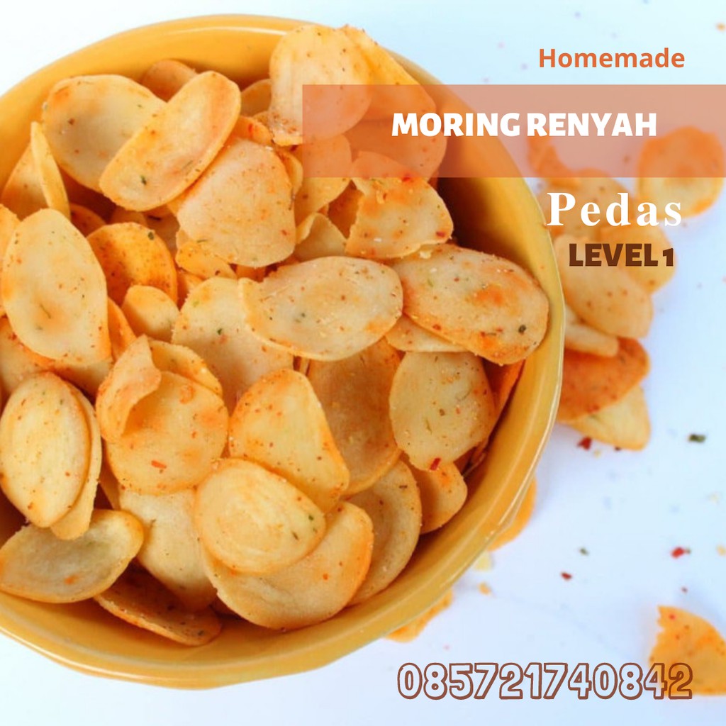 

Moring Duaputri Homade Original dan Pedas 1/2 Kg