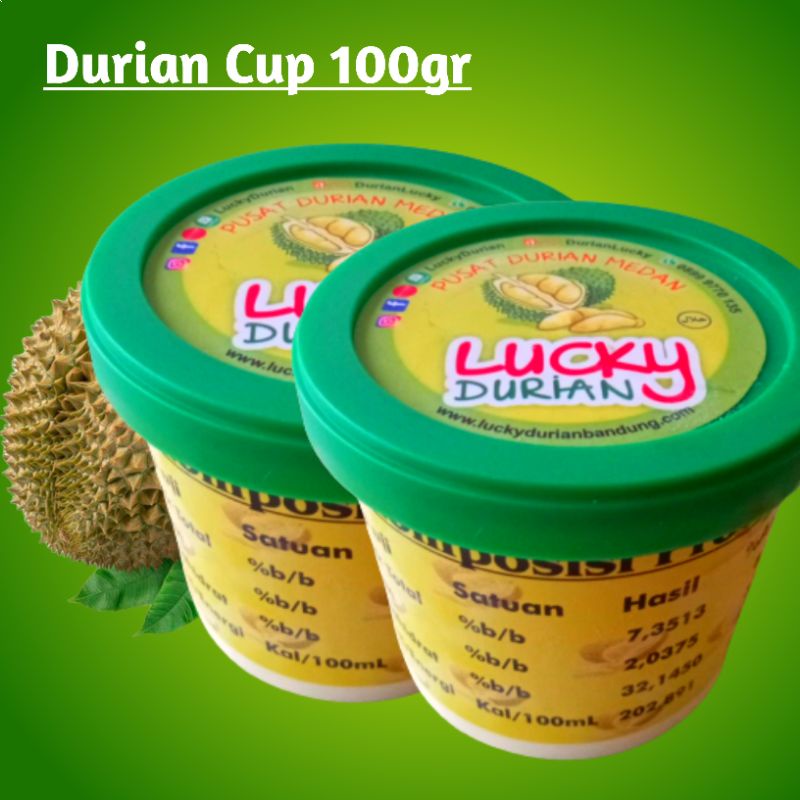 

Durian Cup 100gr