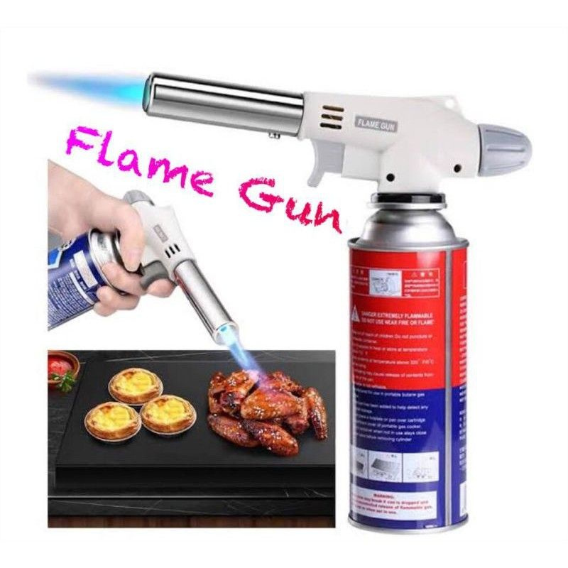 Portable Gas Torch Butane Flame Gun Serba Murah