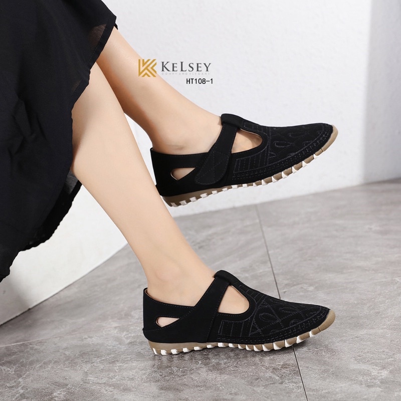 (GRATIS ALAS KAKI) Nicole Sepatu Flat Wanita Kelsey / Flat Shoes Wanita HT108-1