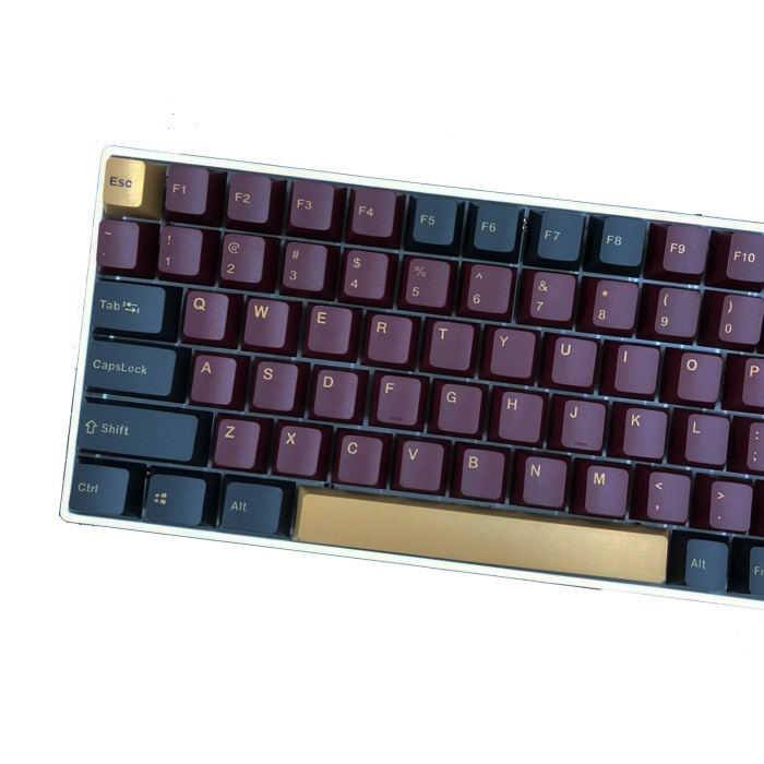 KEYCAPS PBT RED SAMURAI DOUBLE SHOT OEM PROFILE MECHANICAL KEYBOARD