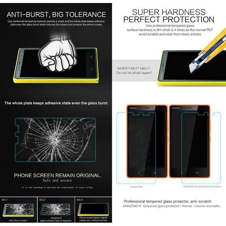 Nillkin Anti-Explosion H Tempered Glass Nokia X2