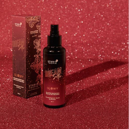 Studio Tropik DreamSetter Coklat Glowy : Pollution Protection Make-up Setting Spray