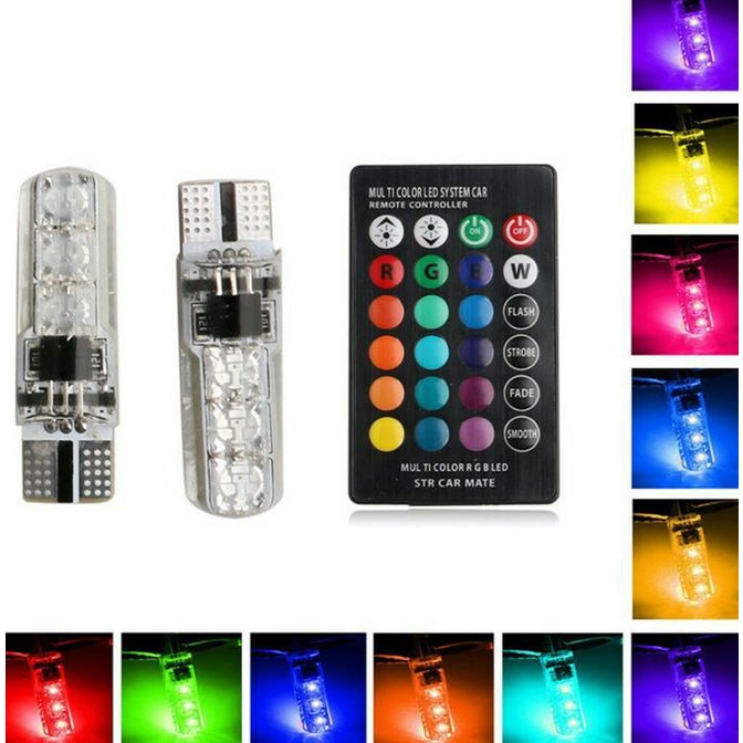 Lampu Led Senja Remote T10 / LED Senja Remote T10 RGB