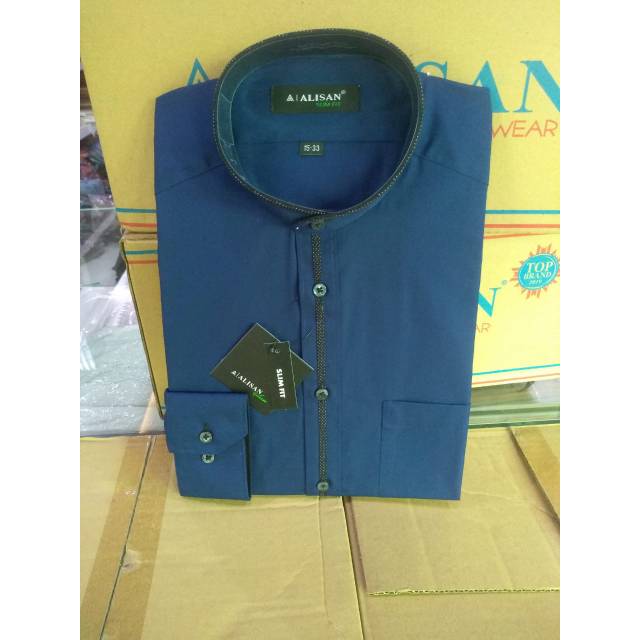 Kemeja alisan motif | baju panjang alisan motif