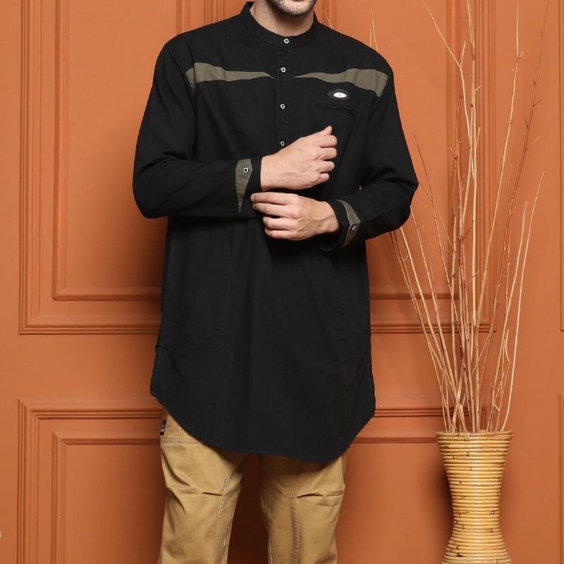 Kurta lengan panjang koko kurta Assyauqie