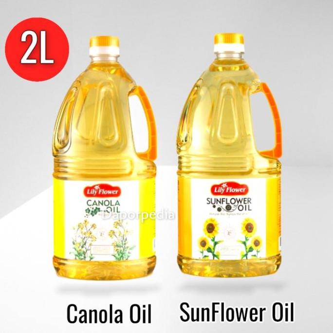 

[[COD]] Canola SunFlower Oil Lily Flower Minyak Kanola Biji Bunga Matahari 2L STOK TERBATAS Kode 715