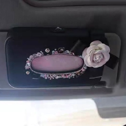 tempat tissue mobil sunvisor bunga rose putih blink SUNVISOR TEMPAT tissue mobil kotak tisu bunga lily ORGANIZER MOBIL tempat tissue mobil