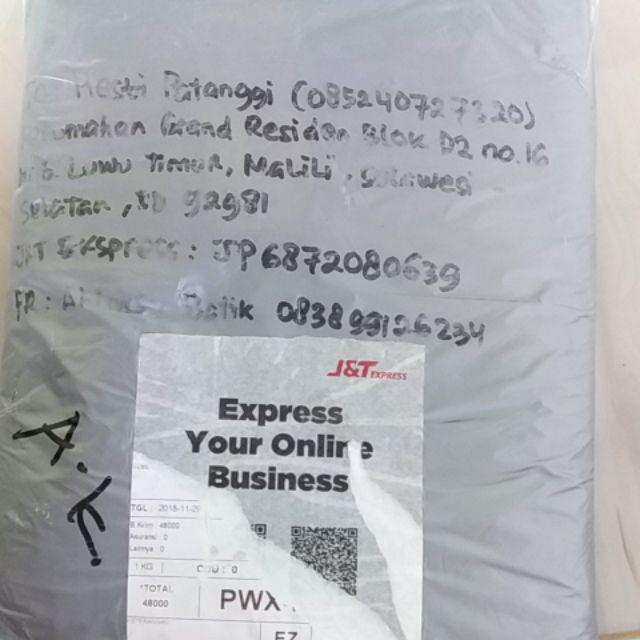 Tunik Mona Padi Hitam Sogan Serut Batik Super Duper Cantik Buat Ngantor,seragaman,buat Pergi Jg Oke