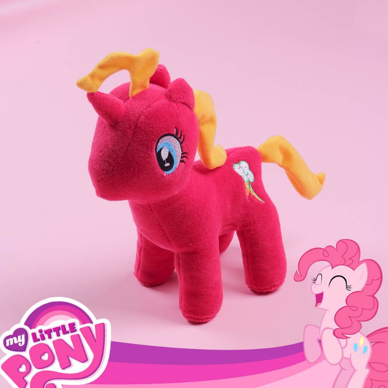 Boneka Kuda Pony Berlabel SNI Tinggi 30 cm Bahan Premium | Boneka Cantik Lucu Lembut Ditangan Bahan Velboa Berkualitas