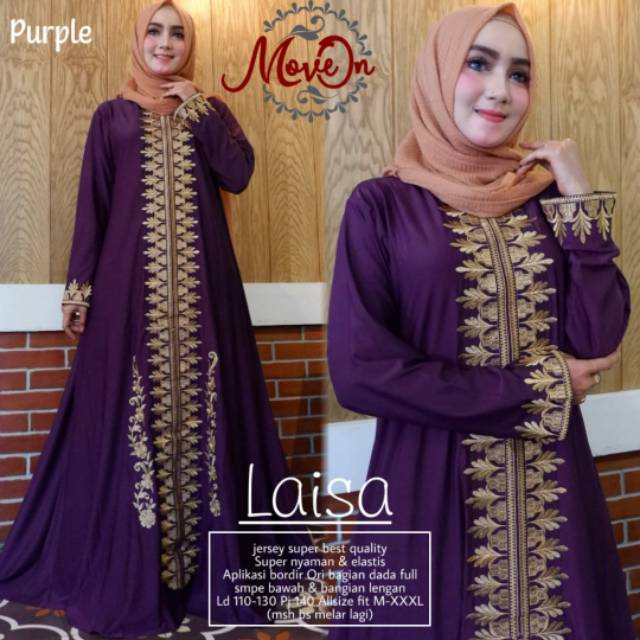 Gamis muslim jumbo ld 130 warna botol dress remaja dress kondangan seragaman murah premium gamis pesta dress lebaran terbaru Laisa Maxy Gamis Arabian Turkey Jumbo Dress Arabian Turkey Jumbo Gamis Pengajian Gamis Melar Gamis Super Jumbo XXXL