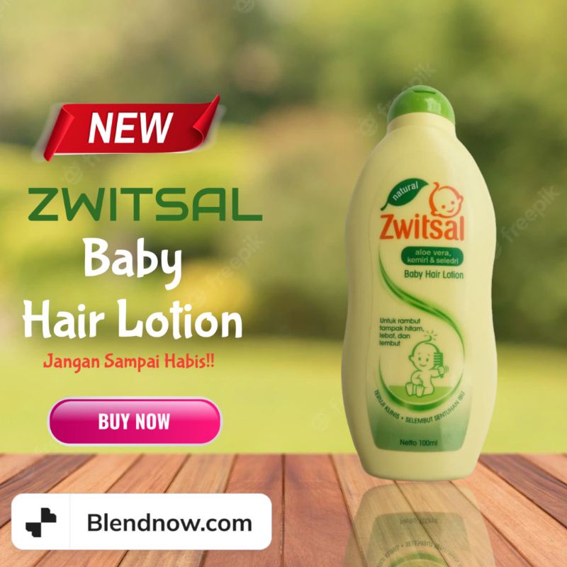 Zwitsal Minyak Rambut Bayi Hair Lotion Almond Oir Original Hemat