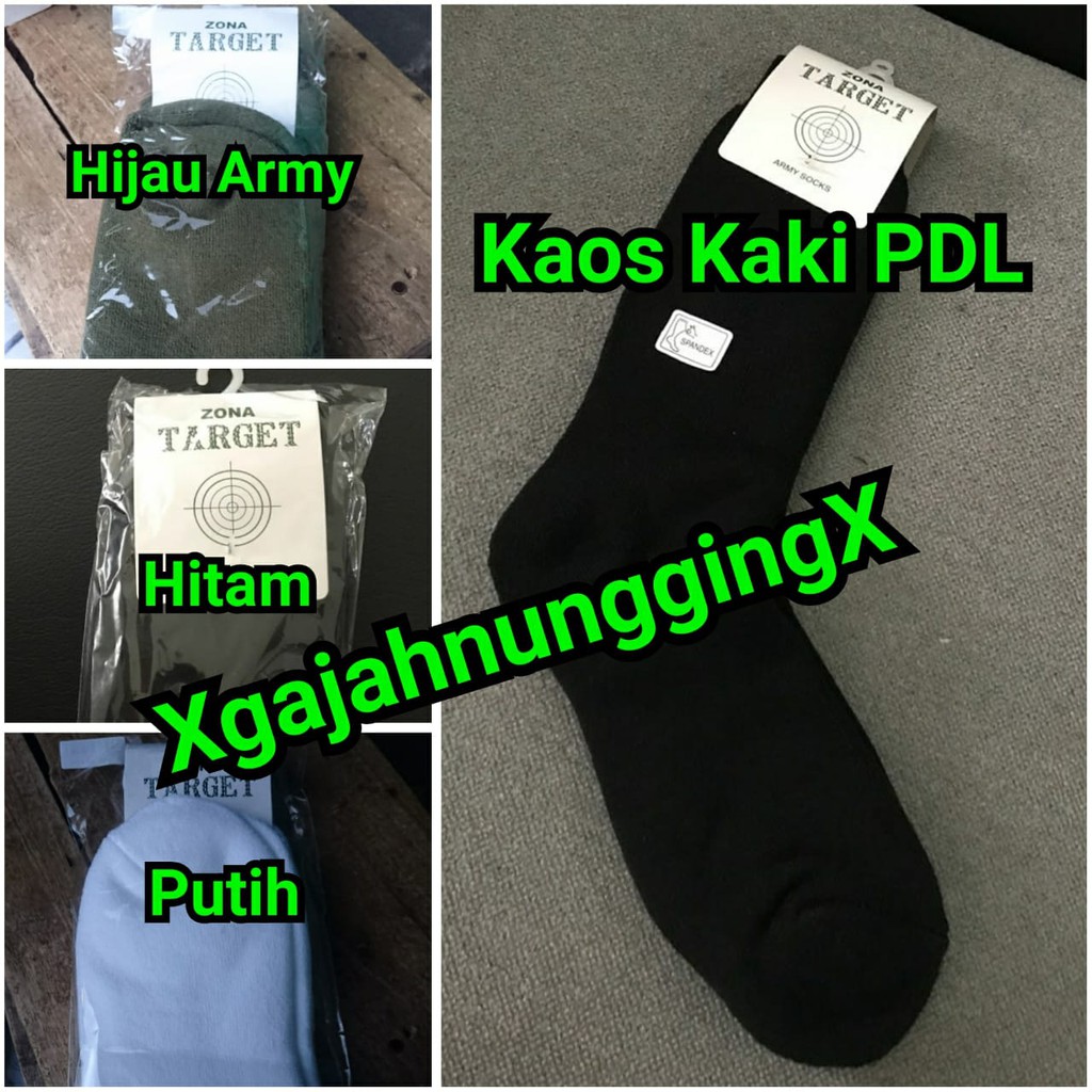 Overknee Socks Kaos Kaki Sepaha Warna Hitam Putih Shopee Indonesia