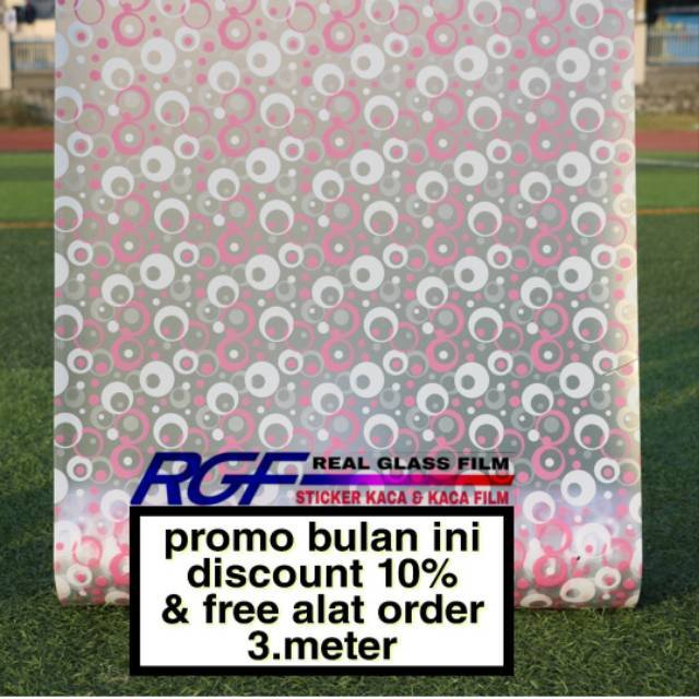 STIKER KACA MOTIF ATAU STICKER KACA MOTIF BULAT KARAKTER STIKER KAMAR DAN STIKER JENDELA RUMAH