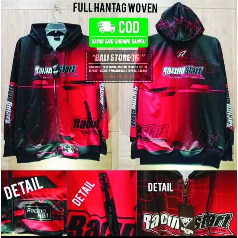 JAKET RACING HELL RACING DEWASA ORIGINAL QUALITY BISA COD