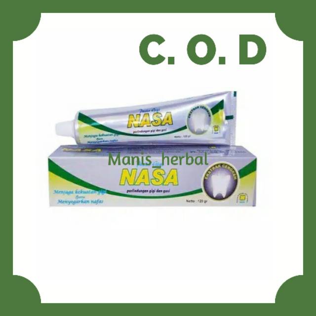 Pasta Gigi Nasa Original / Pasta Gigi Nasa Gratis Ongkir / Pasta Gigi Nasa Murah / Pasta Gigi Nasa G
