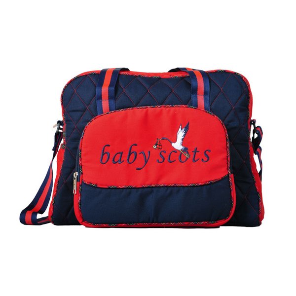 Tas Bayi Baby Scots Besar Embroidery Diaper Bag 4