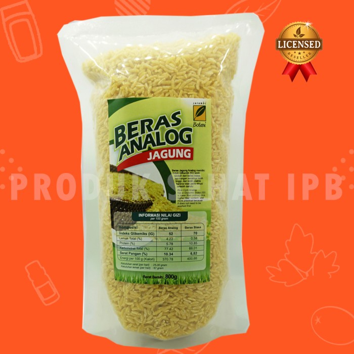 

978Eq010W Beras Jagung Analog 800Gr WQ2