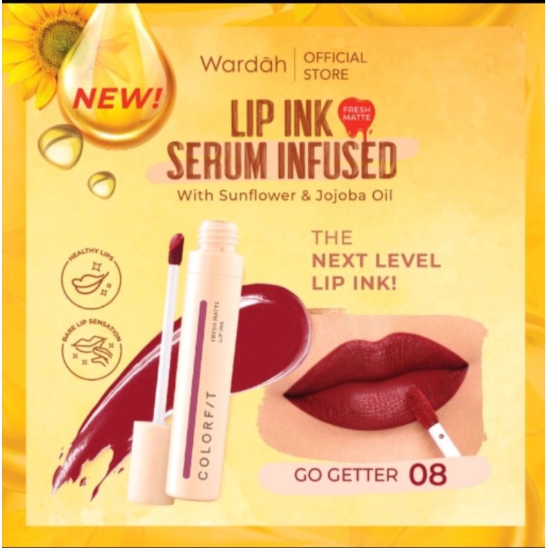 Wardah Colorfit Lip Ink Serum Infused