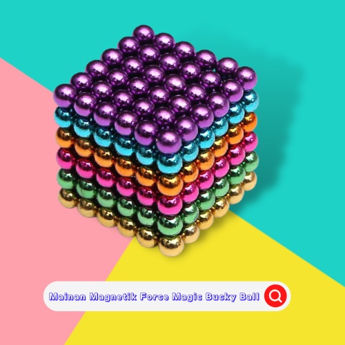 Mainan Bola Mainan Magnetik Force Magic Bucky Ball Leisure Time 203 Mainan Lego Susun Magnet ANTSMAG
