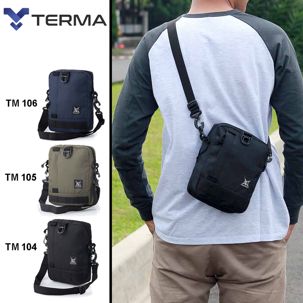 Tas Selempang Distro Pria Terbaru Travel Bag Kecil Cross Body - sligbag Slimbag Mini