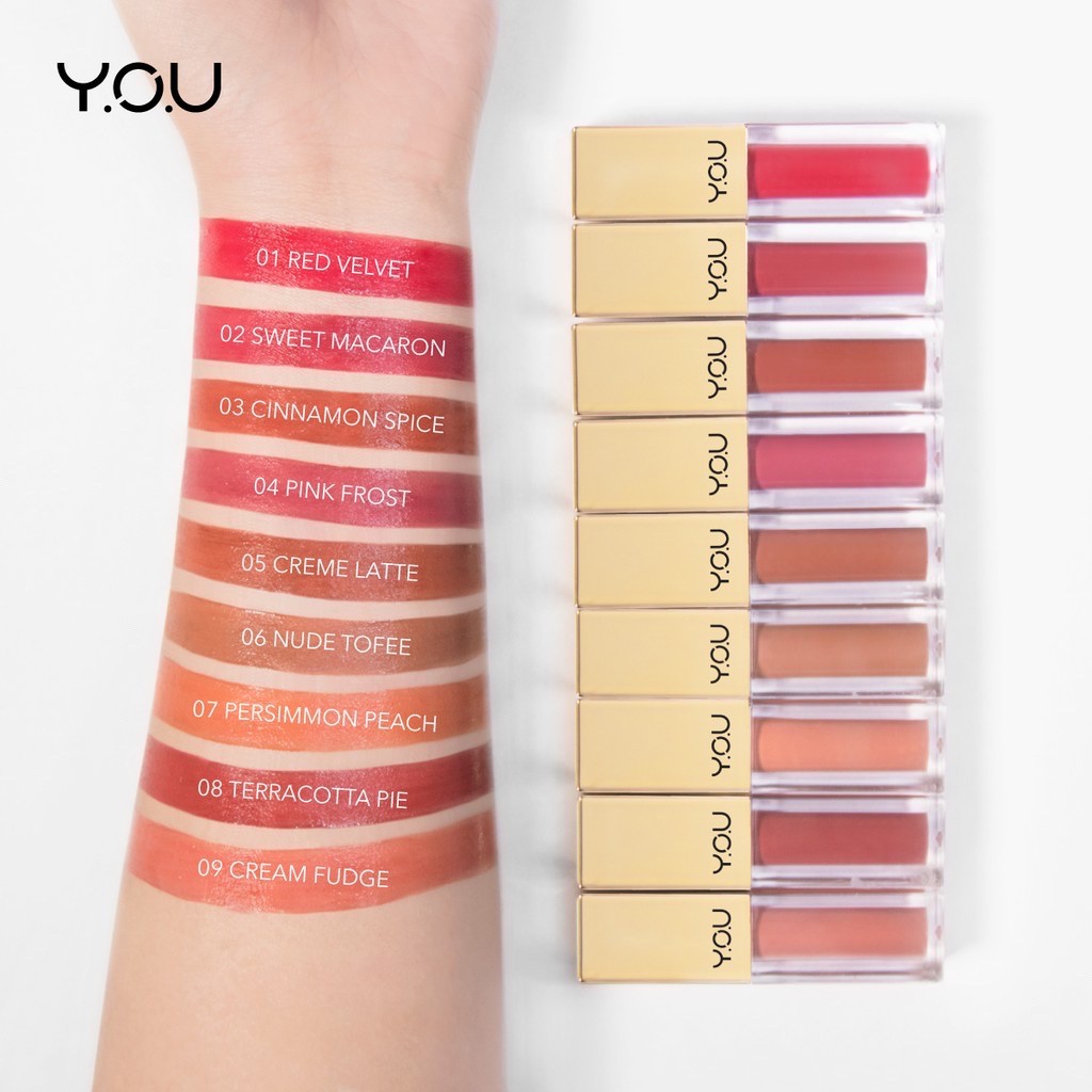 YOU The Gold One New Rouge Satin Lip Cream