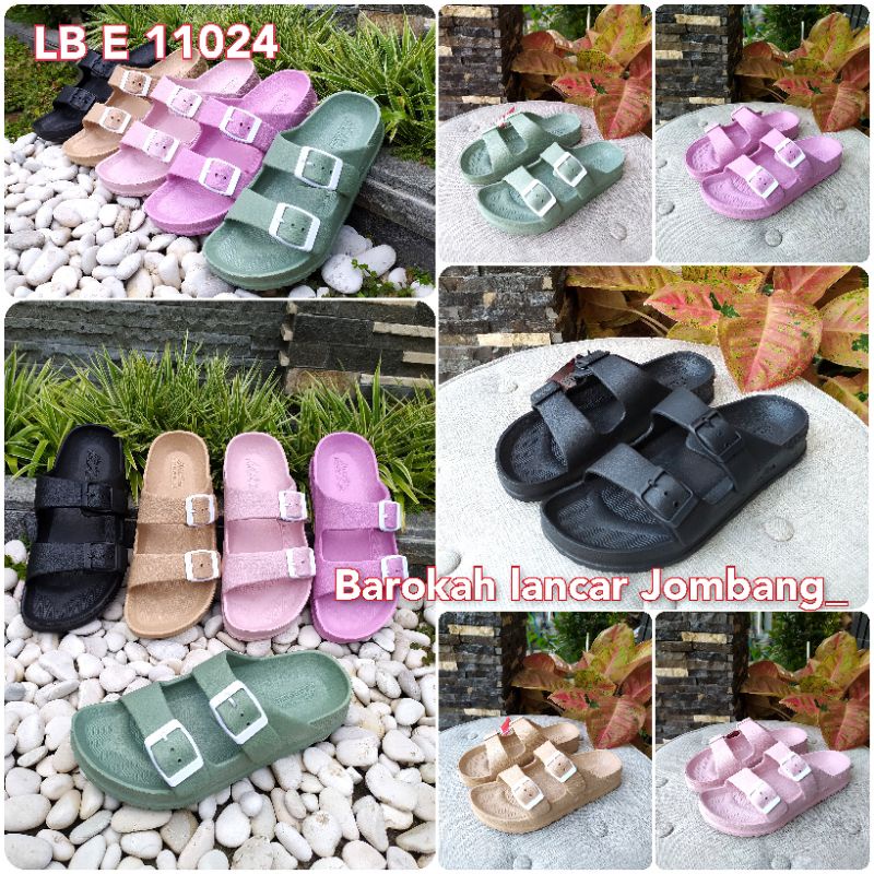 SANDAL KARET WANITA NEW ERA LB E 11024 100% ORIGINAL BY NEW ERA