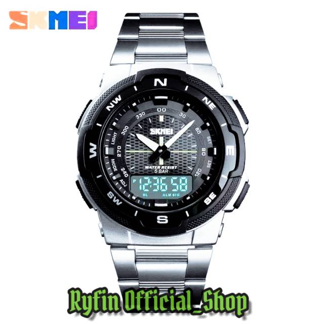JAM MURAH // JAM TANGAN PRIA // SKMEI 1370 ORIGINAL Jam Tangan Pria SKMEI Digital Analog