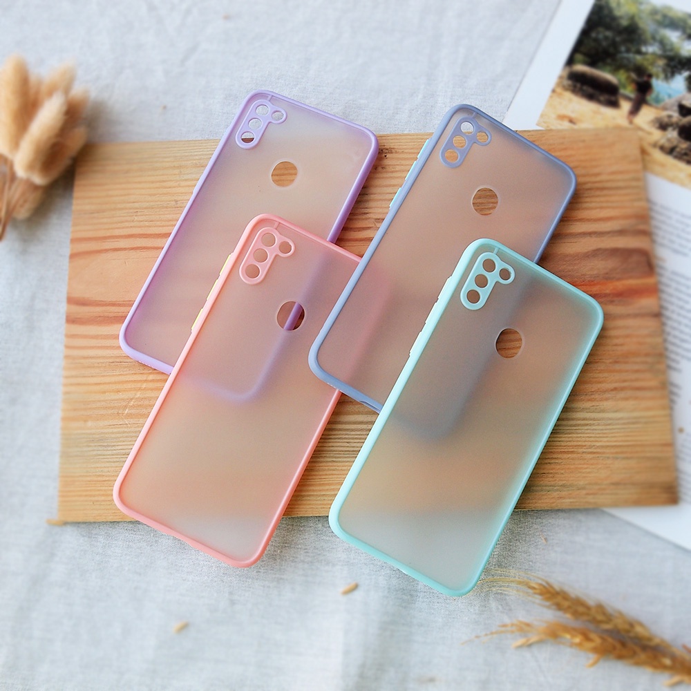 SOFTCASE SAMSUNG A22 4G A22 5G A01 CORE A02S A10S A11 A20S A30 A50 A52 A72 SOFTCASE MACARON CAMERA PROTECTOR