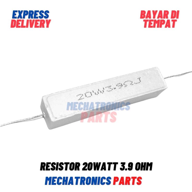 [PAS-9373] RESISTOR 20WATT 3.9OHM