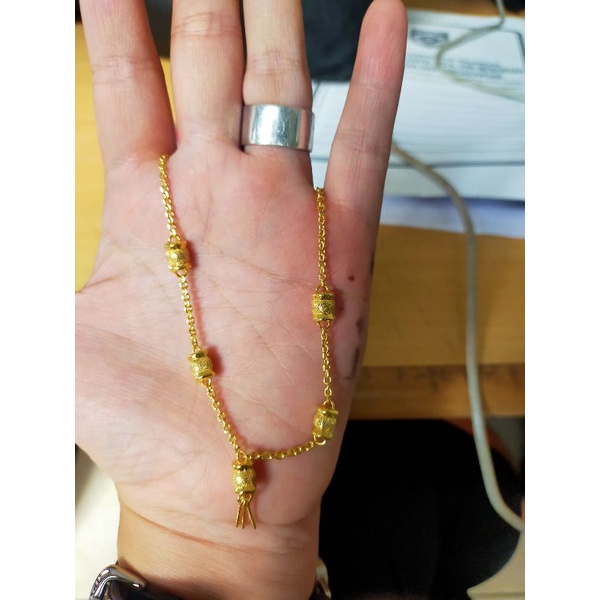 kalung emas asli  kadar 375
