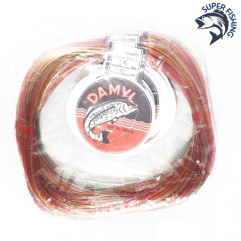 Senar Damyl Damil Warna Mambo Panjang 250 meter isi 10 roll Multicolor