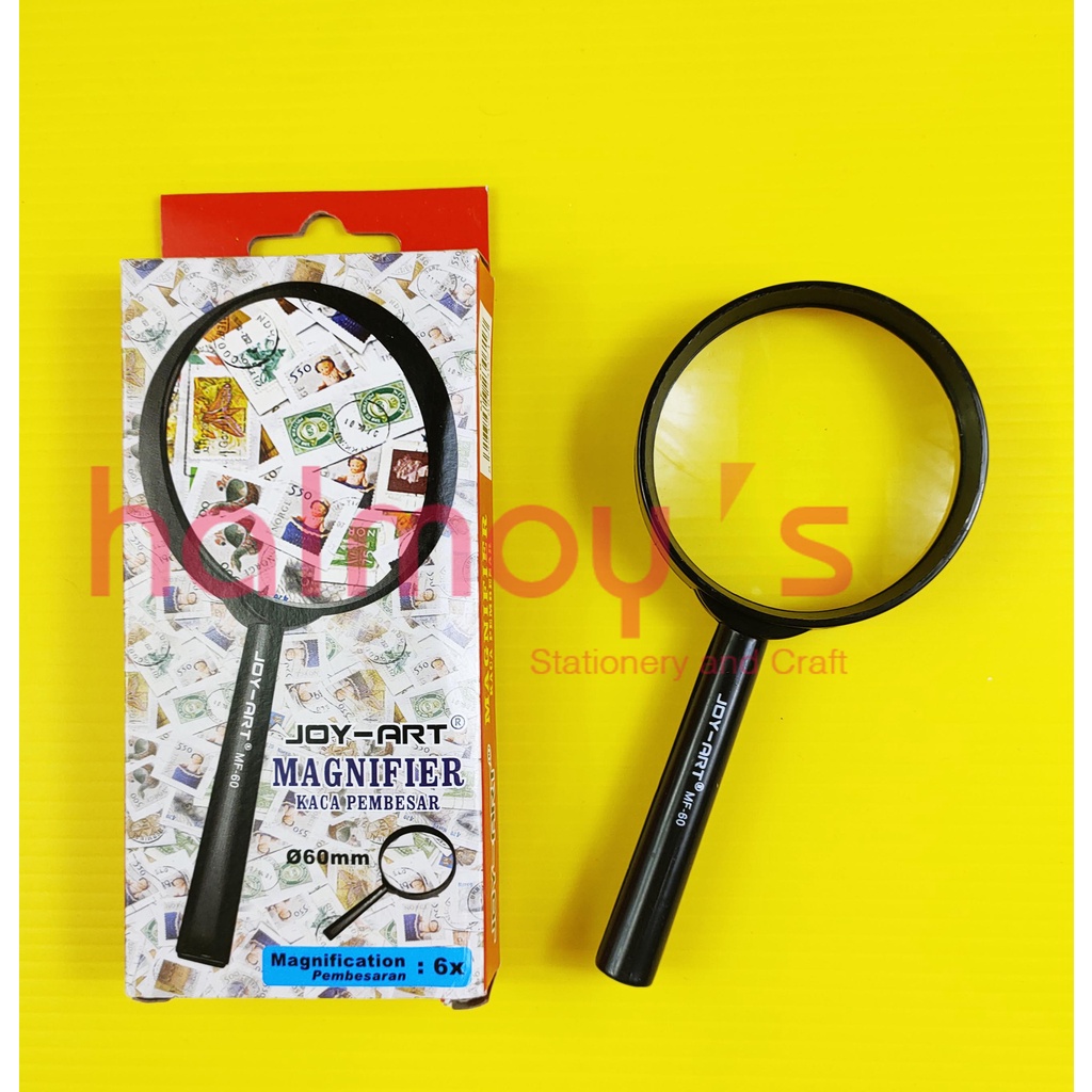 

KACA PEMBESAR / MAGNIFYING GLASS / MAGNIFIER JOY ART JOYKO 60 MM