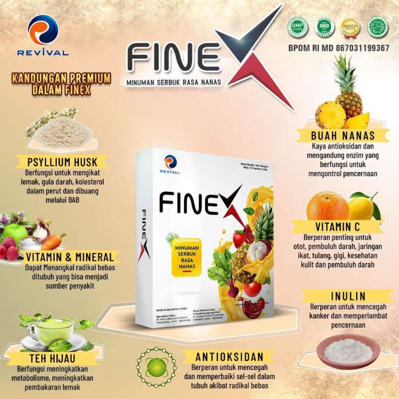 

Fine X minuman penghancur lemak