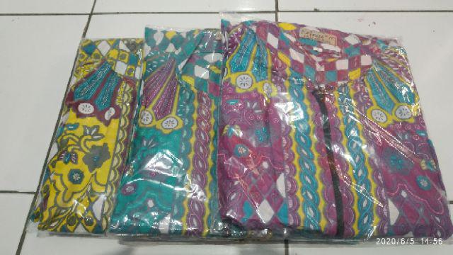 Terlaris Serut Genes Jelita Tunic Navbor Yelbor Whitbor Creambor Tunik Batik Modern Hrb030 Dolbi Dob