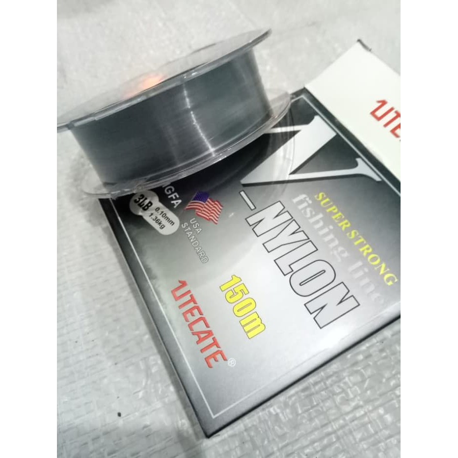 Senar Pancing Nylon 3LB Super Strong Utecate
