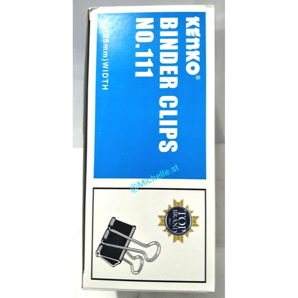

KENKO BINDER CLIPS NO.111 {1" (25mm) WIDTH}