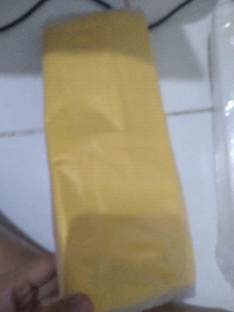 Plastik Sampah Kuning Uk 35 X 55 Cm Dengan Lipatan Samping