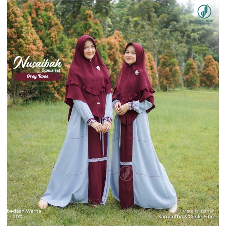 Nusaibah Gamis Set + Khimar by Alwa Hijab