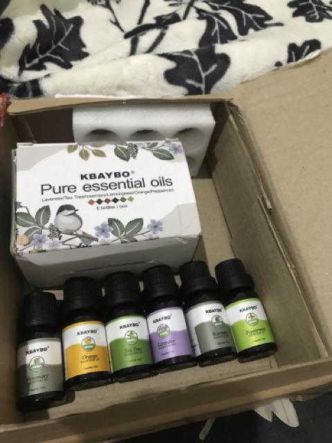 [ Paket Premium 9pcs ] Aroma Terapi Diffuser Humidifier Pure Essential Fragrance Oil Aromatherapy