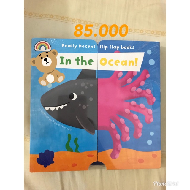 In the Ocean flip flap book