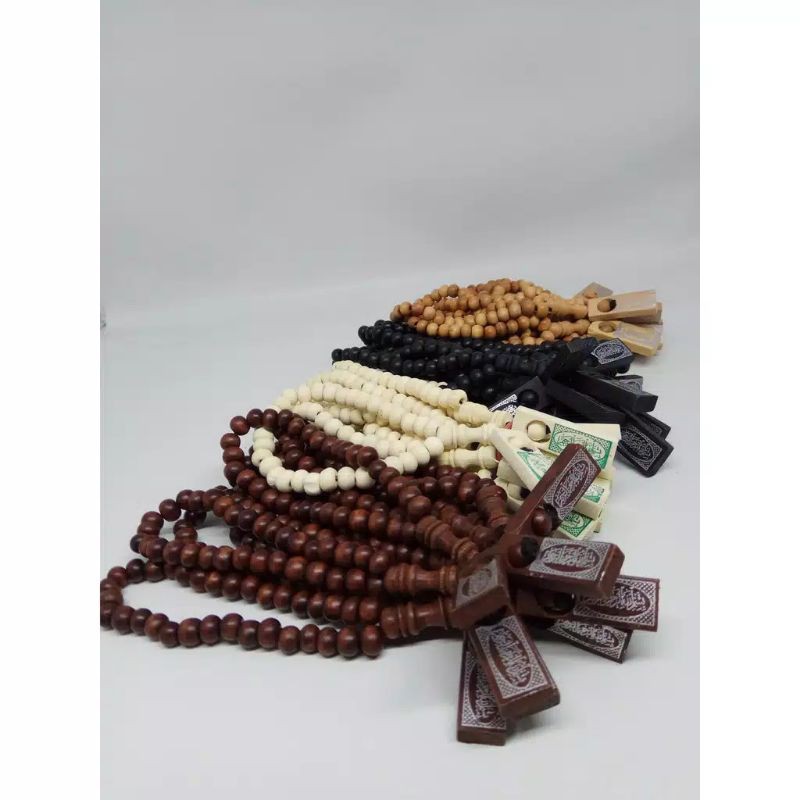 Tasbih kayu 33 butir/tasbih murah harga kodian/tasbih 33butir 1kodi